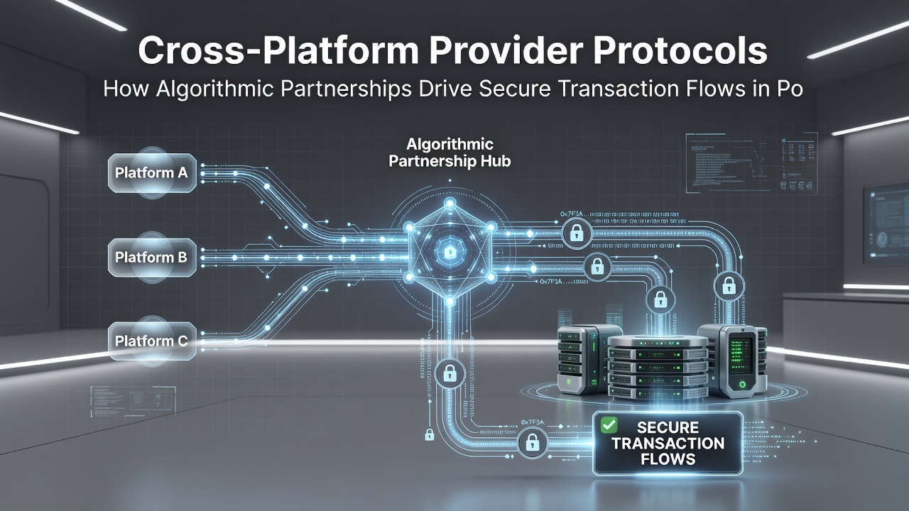 Secure data pathways illustrated between portable gaming servers with encryption overlays and partnership nodes